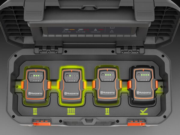 caricabatterie husqvarna 40-c1000x4 multiplo.