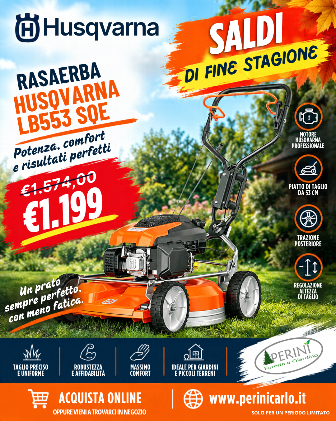 rasaerba husqvarna LB553sqe